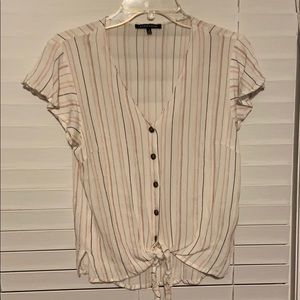 Thin Button Up Women’s Top